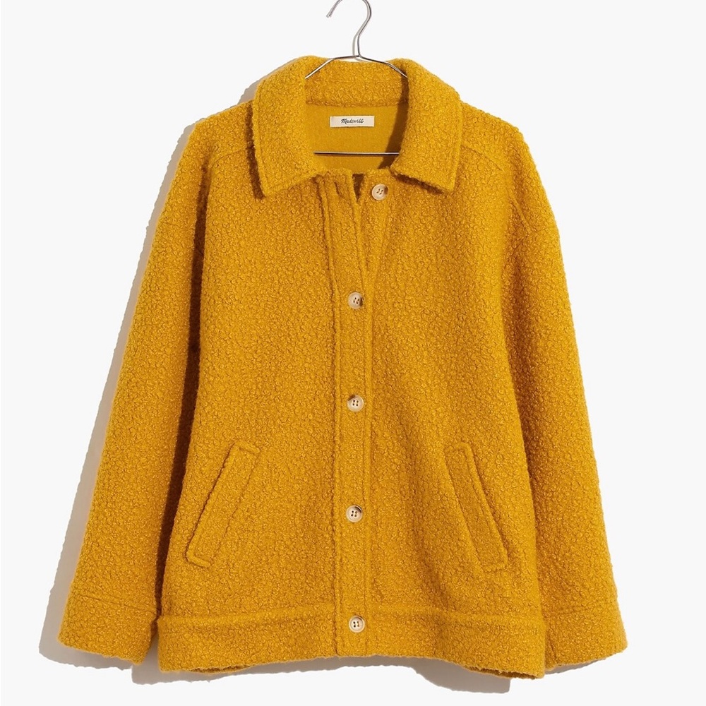 Madewell Bouclé Bomber Jacket